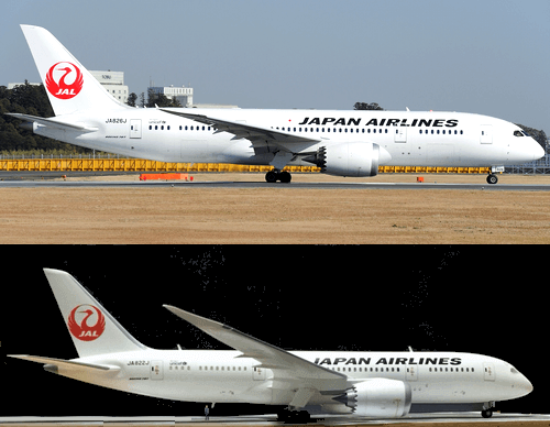 飛行機プラモ747