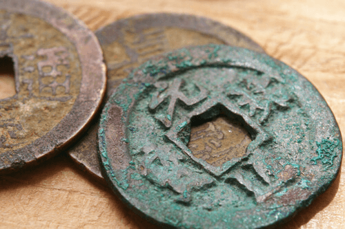 甲州一分金は戦国期に甲府市を中心に用いられた