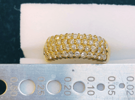 リング:K18/メレダイヤなど4点