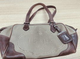 PRADA:ロゴジャガード ボストンバッグなど3点
