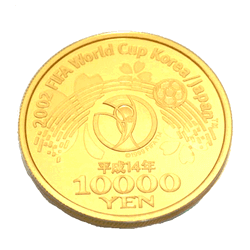2002年FIFAワールドカップ開催記念 1万円金貨