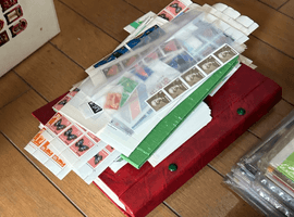前島密(1円普通切手)/オオムラサキ(75円普通切手)など