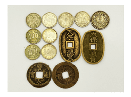 天保通貨、旧日本銀貨など様々な古銭