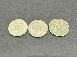 100円銀貨／ム銀貨（100円）／など